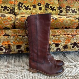 Sofft Brown Leather Riding Boots